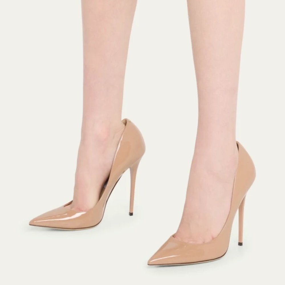 Jimmy Choo Anouk Patent Stiletto Pumps - Gem